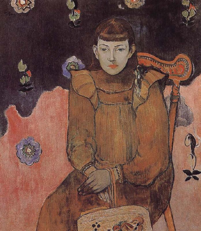Paul Gauguin Girl portrait France oil painting art